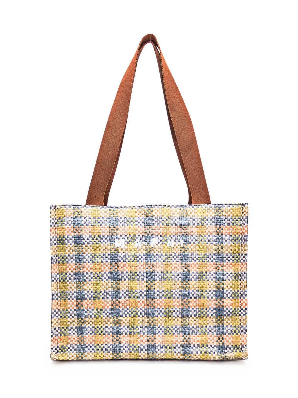 MARNI Tote Bag with Rafia