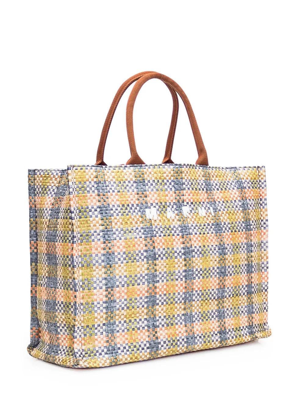 MARNI Tote Bag with Rafia