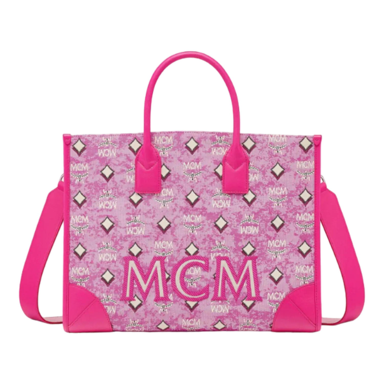 MCM München Tote in Vintage Monogram Jacquard MWTCABO02PK001