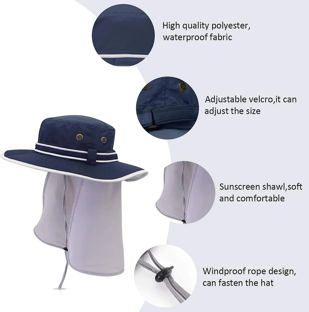 Men Women Foldable Sun Hat Anti Uv Waterproof Bucket Hat