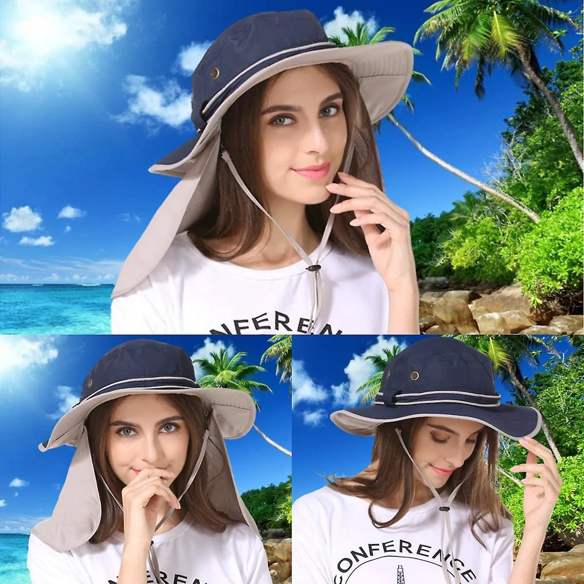 Men Women Foldable Sun Hat Anti Uv Waterproof Bucket Hat