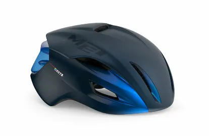 Met Casco Manta Mips Azul Metálico