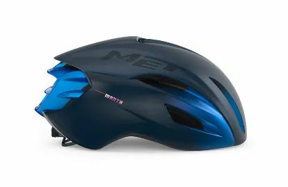 Met Casco Manta Mips Azul Metálico