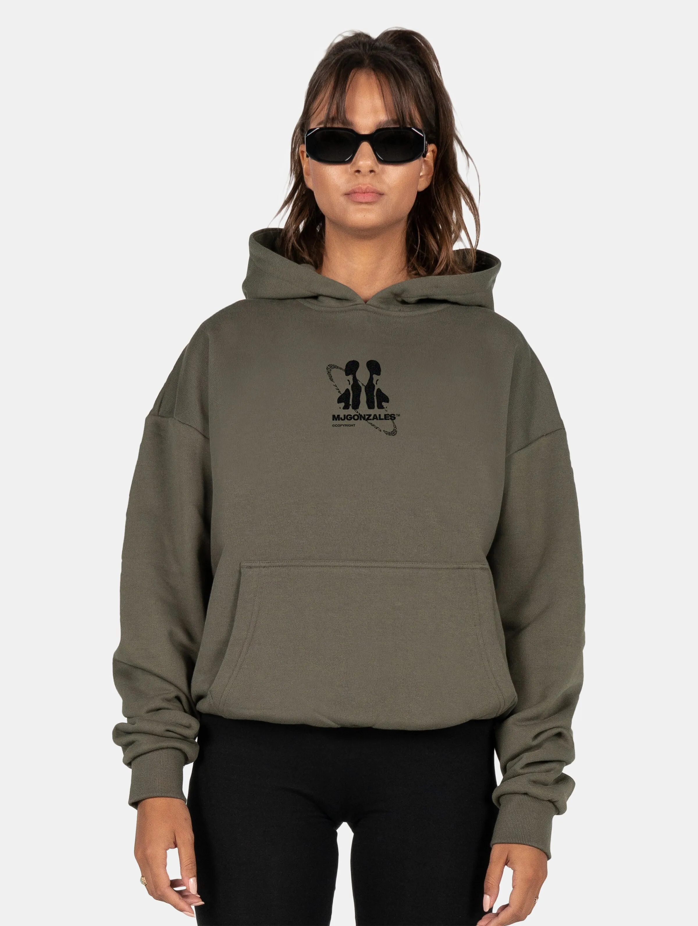 MJ Gonzales Circle x Ladies Heavy Oversized Hoodies