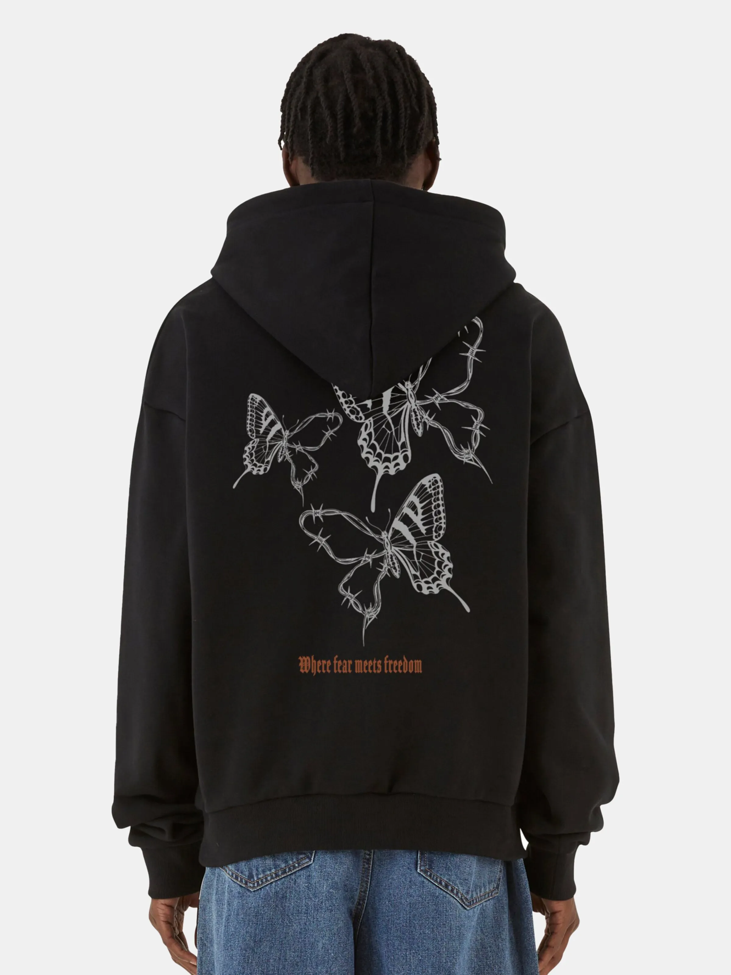 MJ Gonzales MJ Gonzales Barbed Wings Heavy Oversized Hoodies