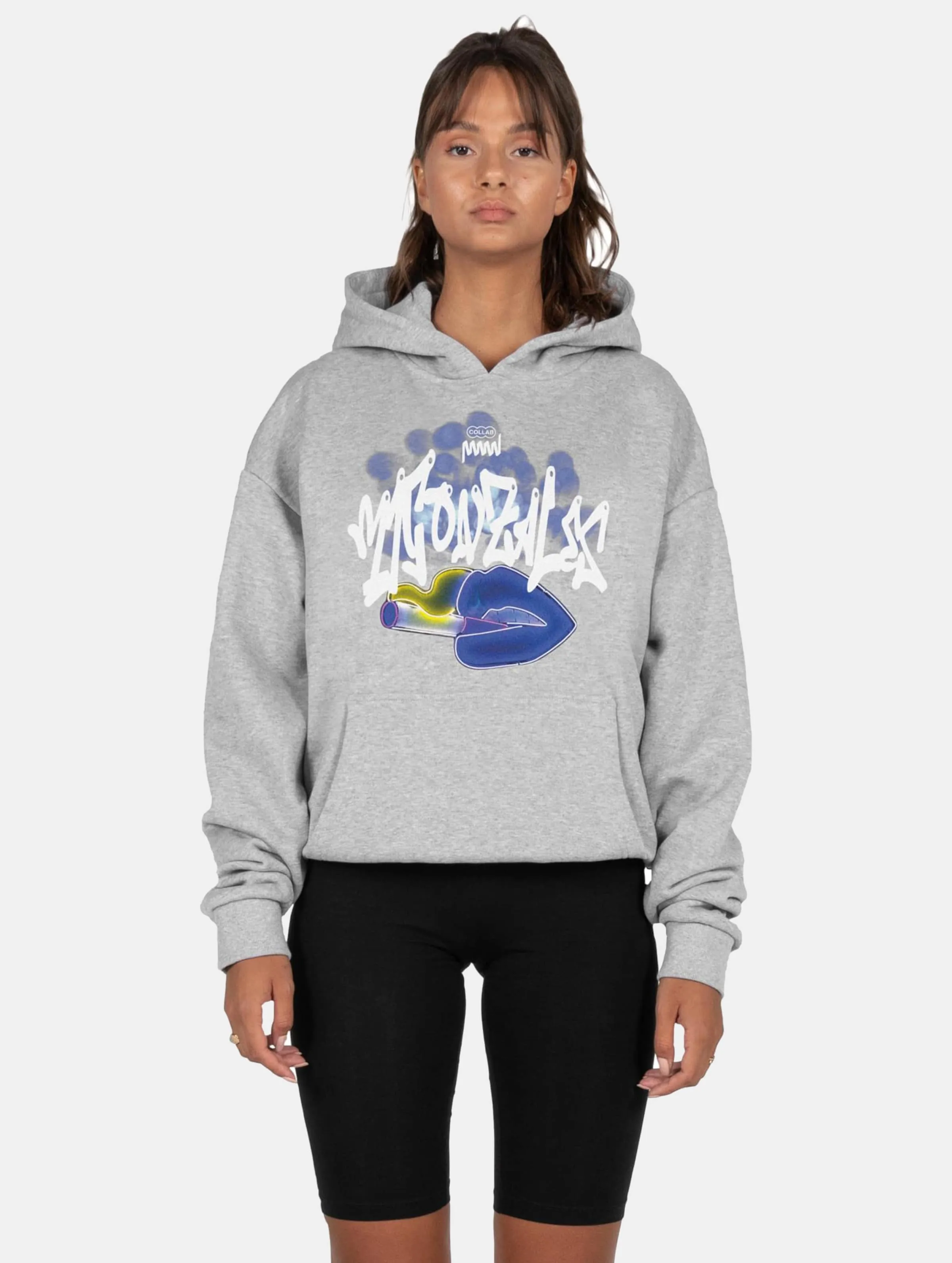 MJ Gonzales MJ Gonzales Ladies Kiss x Heavy Oversized Hoodies