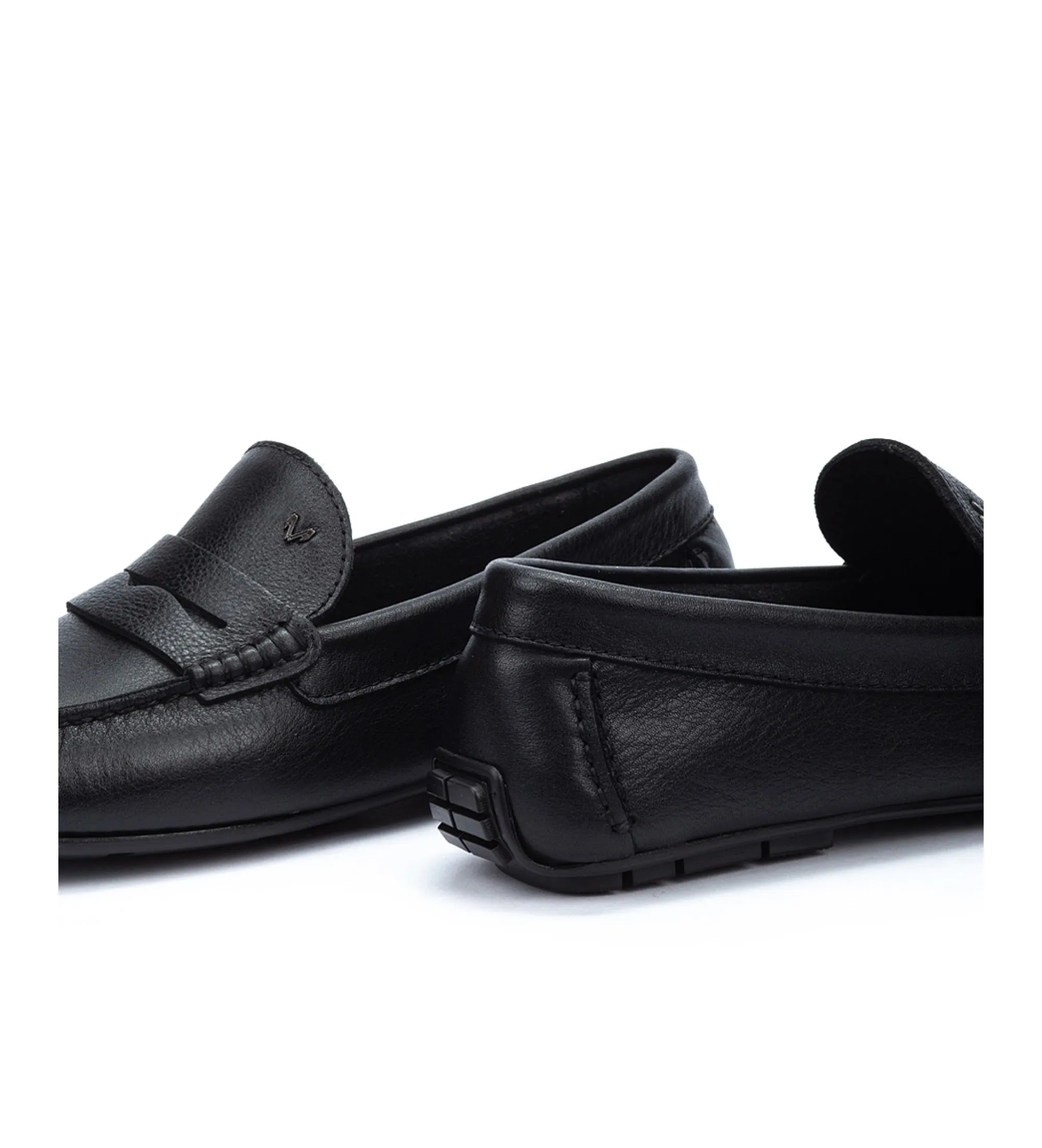 Mocasines De Piel Pacific 1411 Negro