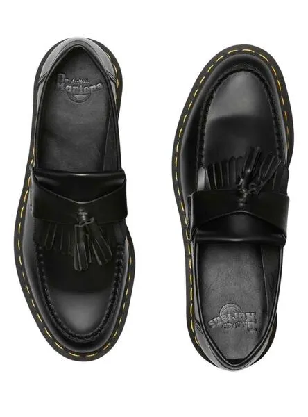 Mocasines Dr Martens Adrian Smooth Negro Hombre 