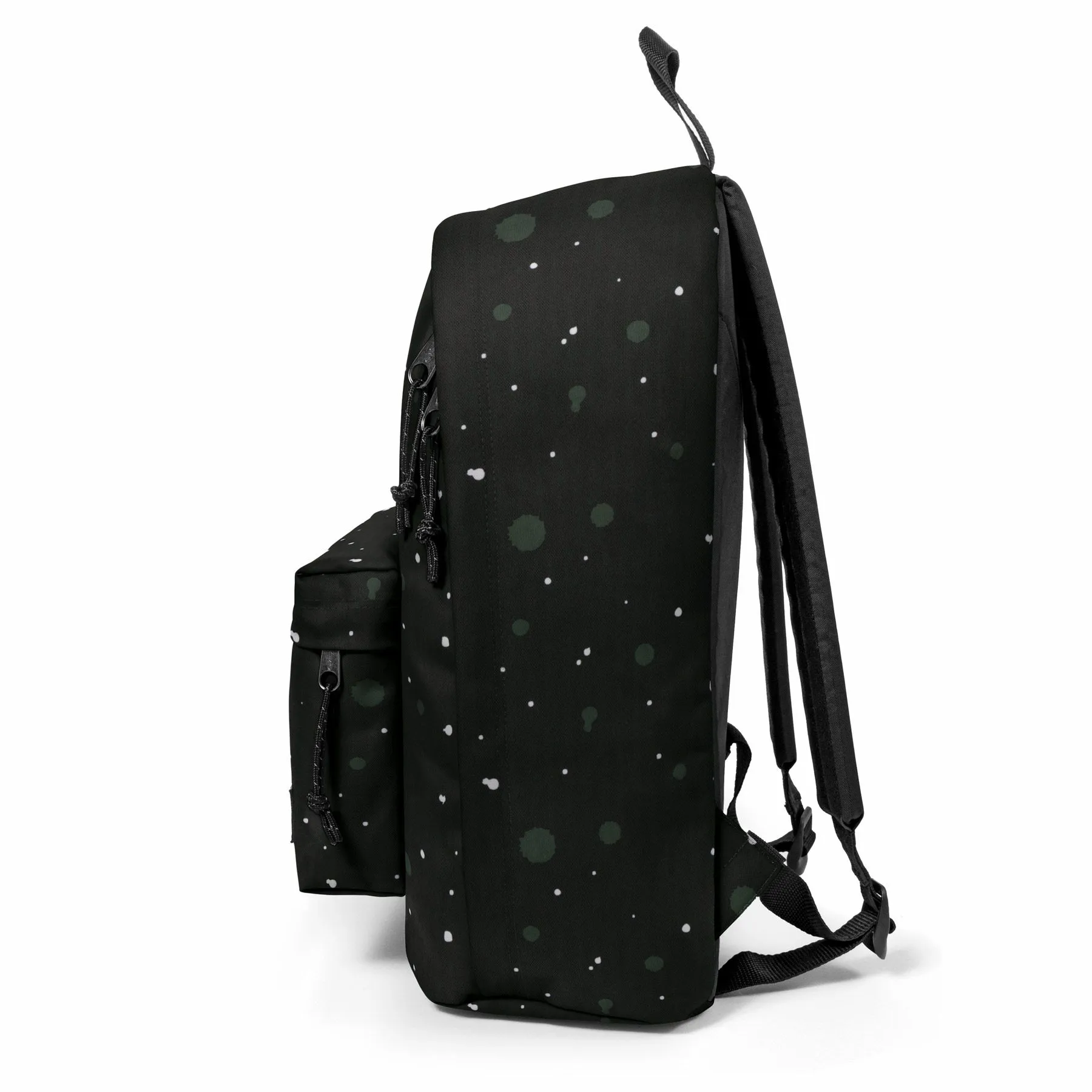 MOCHILA EASTPAK Out Of Office 27 litros con bolsillo ordenador EK767K27 Splashes Dark negra salpicadas