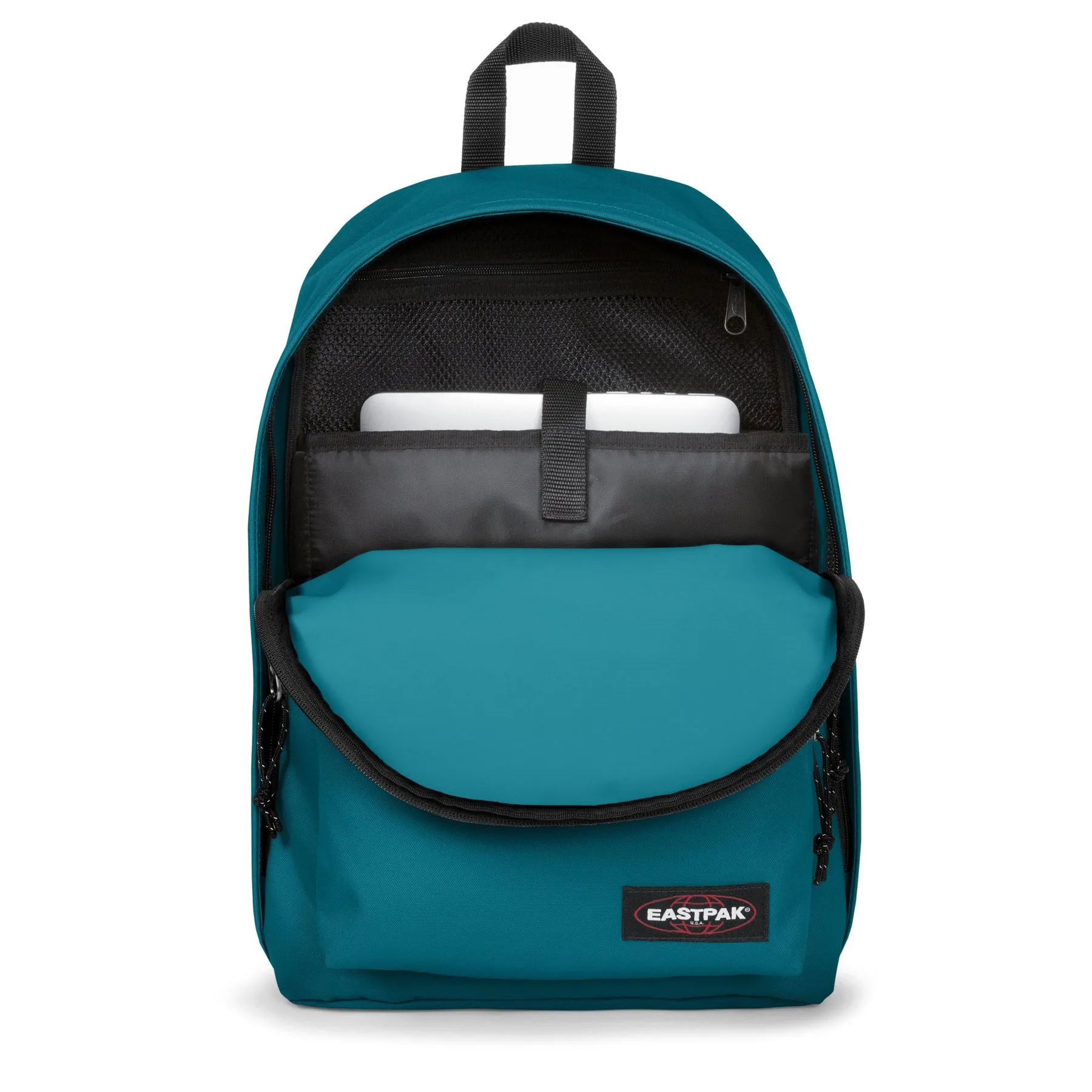 MOCHILA EASTPAK Out Of Office 27 litros con bolsillo ordenador EK767L47 Cosmos Blue azul turquesa