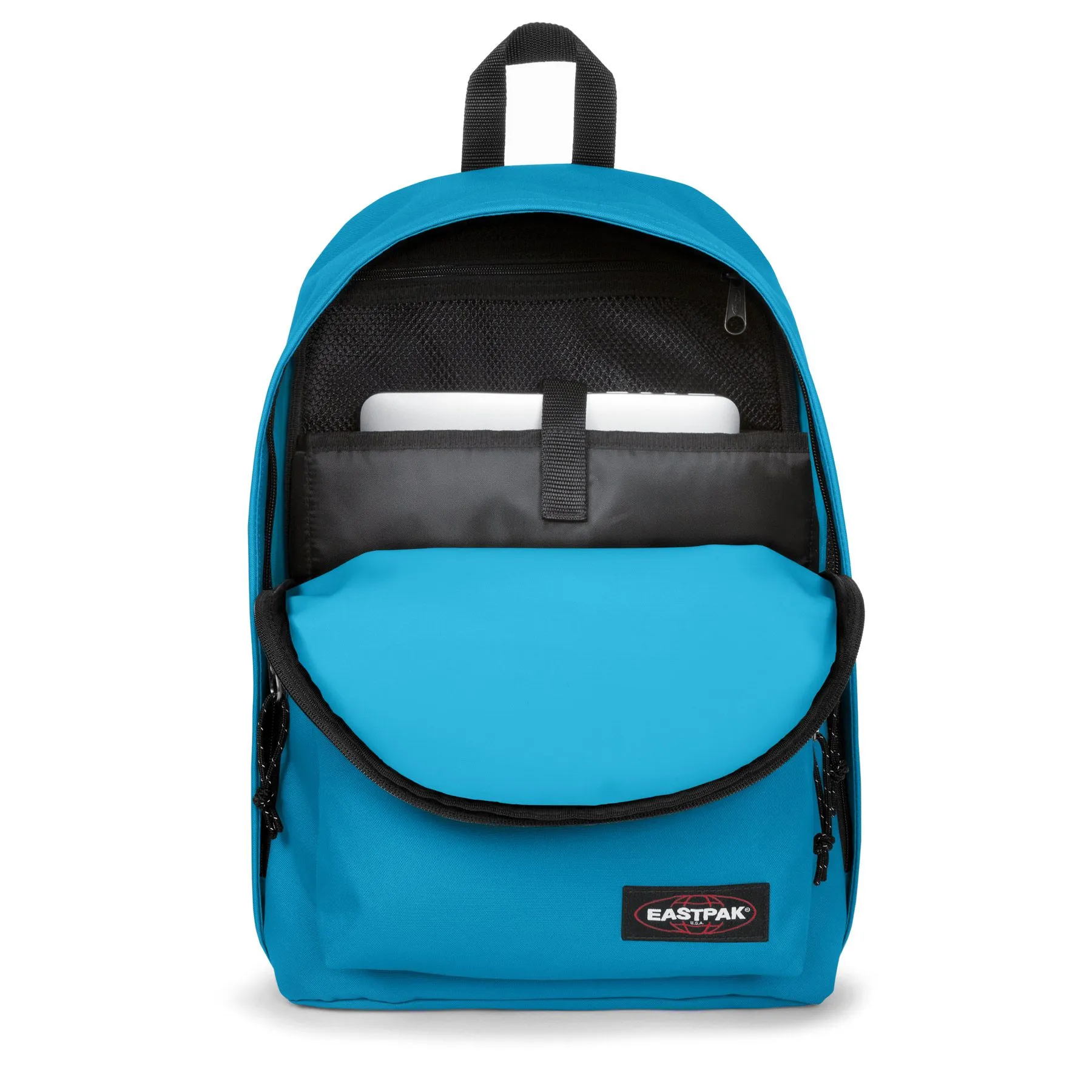 MOCHILA EASTPAK Out Of Office 27 litros con bolsillo ordenador EK767N86 Active Aqua azul lisa