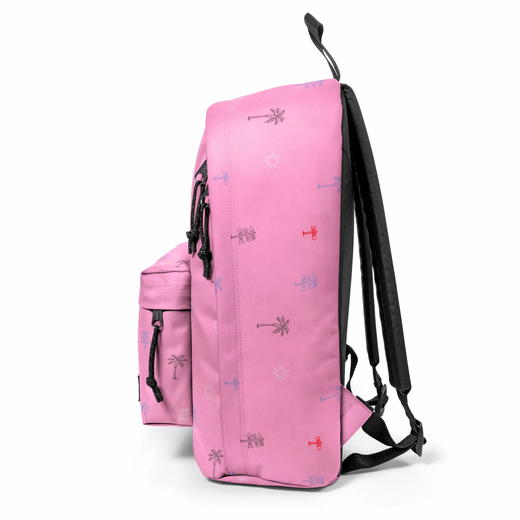 MOCHILA EASTPAK Out Of Office 27 litros con bolsillo ordenador EK767O22 Icons Pink rosa toque tropical