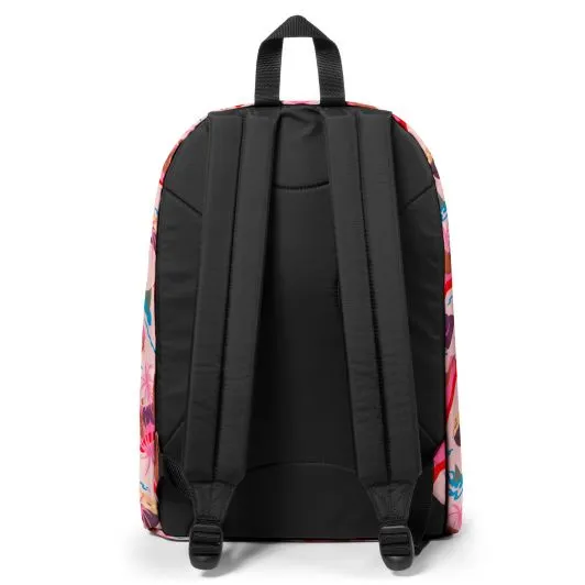 MOCHILA EASTPAK Out Of Office 27 litros con bolsillo ordenador EK767O48 Funksea Pink rosa toque tropical marino