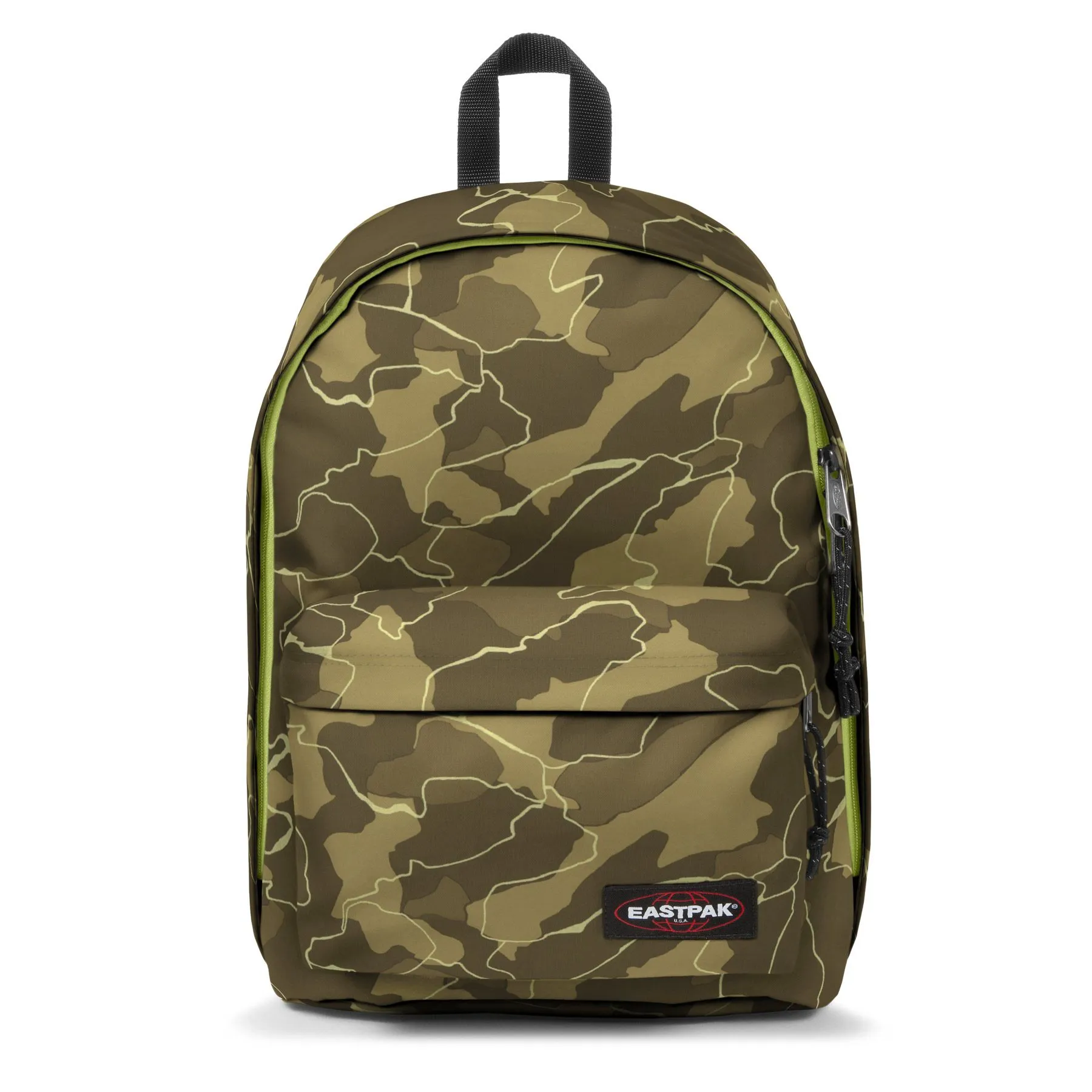 MOCHILA EASTPAK Out Of Office 27 litros con bolsillo ordenador EK767O50 Camouflash Khak camuflaje verde