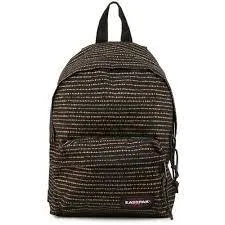 MOCHILA EASTPAK Padded Pak’r® 24 litros EK620 02Y  Twinkle Gold negra linea puntos dorados