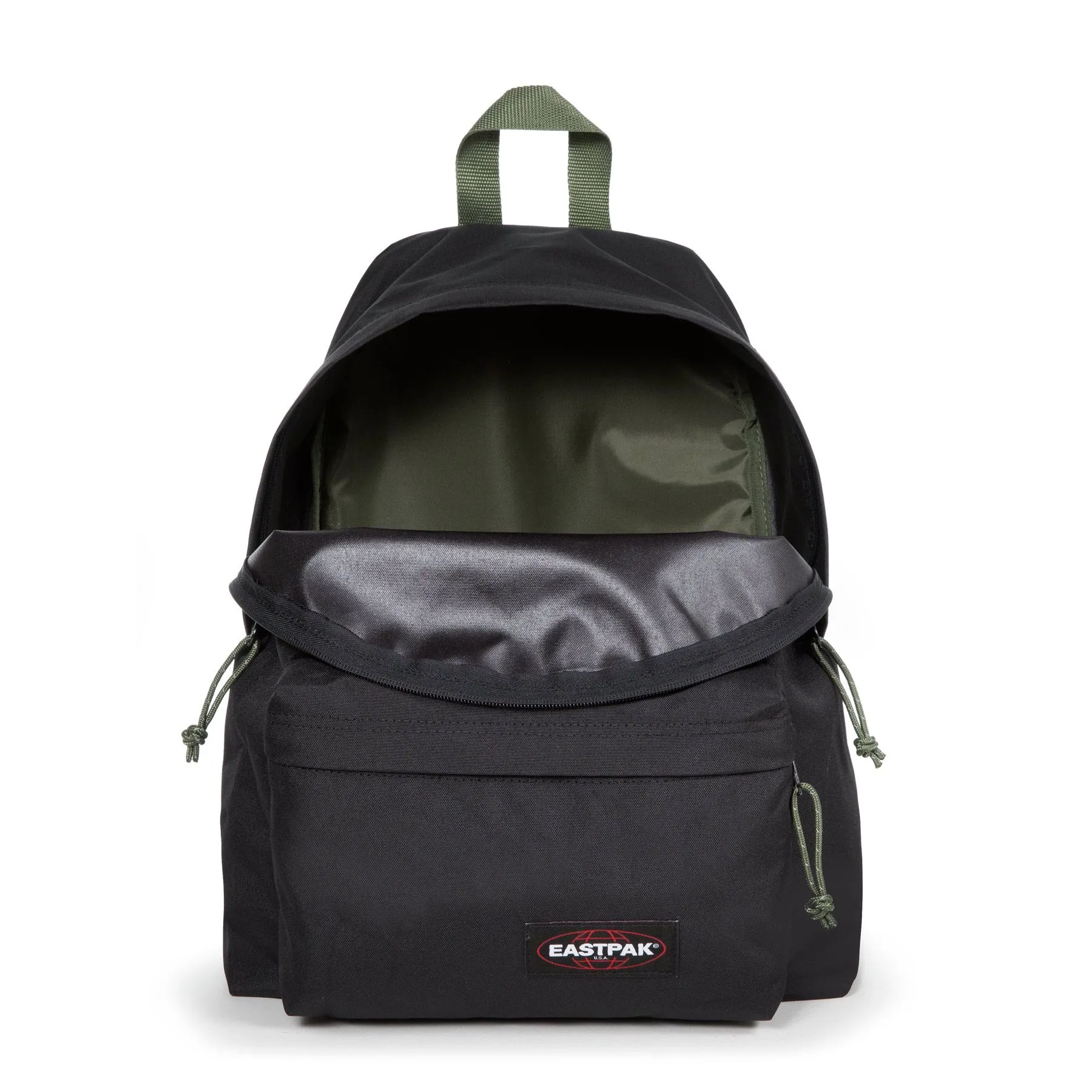 MOCHILA EASTPAK Padded Pak’r® 24 litros EK62052U Black Moss negra con detalles verdes