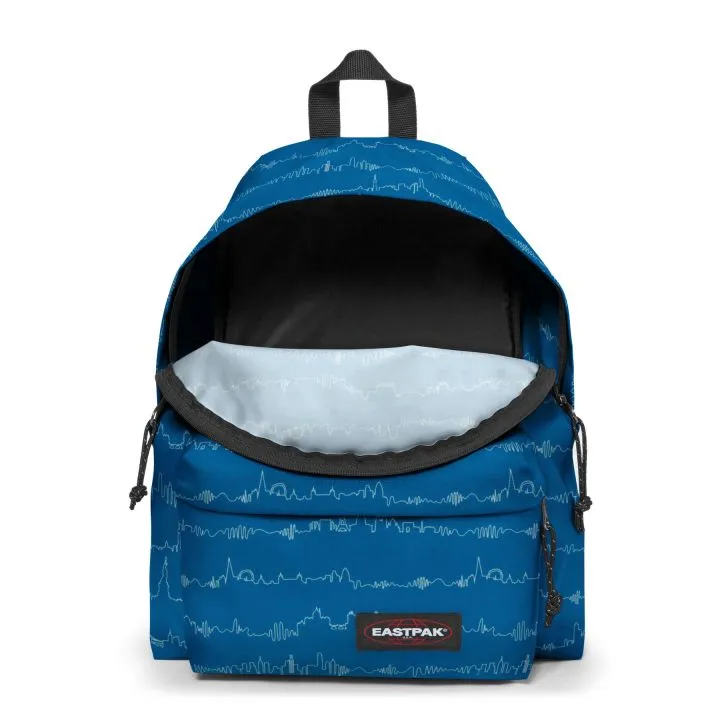 MOCHILA EASTPAK Padded Pak’r® 24 litros EK62060X Beat Urban azul edificios blancos