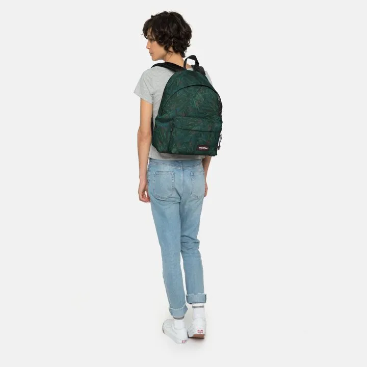 MOCHILA EASTPAK Padded Pak’r® 24 litros EK62069X Brize Mel Dark verde flores exóticas