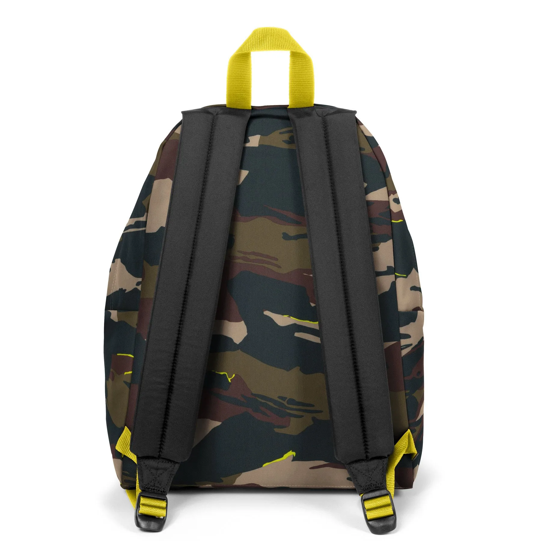 Mochila Eastpak Padded Pak’r® 24 litros EK620K85 Outline Yellow camuflaje detalles amarillos