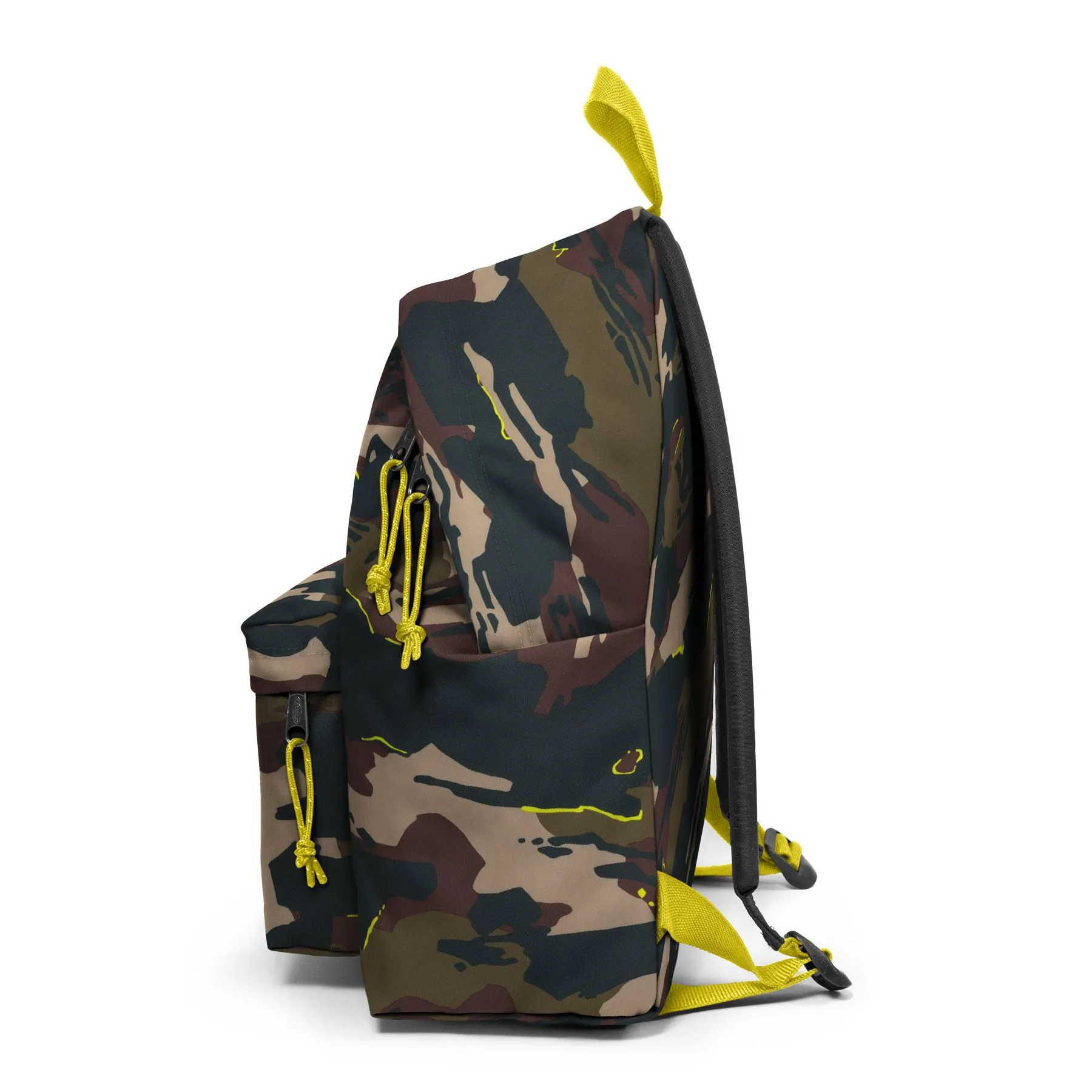 Mochila Eastpak Padded Pak’r® 24 litros EK620K85 Outline Yellow camuflaje detalles amarillos