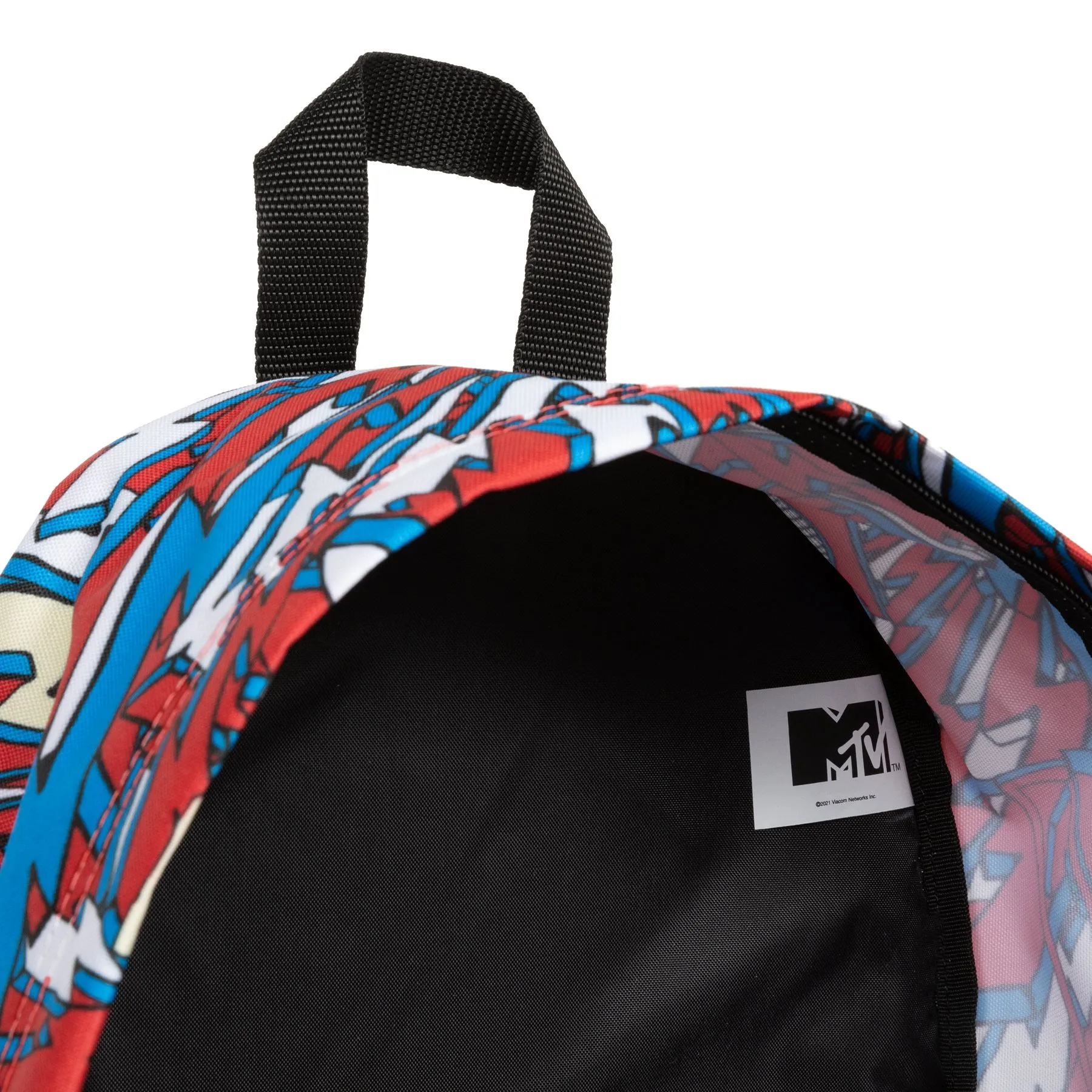 MOCHILA EASTPAK Padded Pak’r® 24 litros EK620L88 MTV white rojo/blanco estampado retro años 80 radio cassette