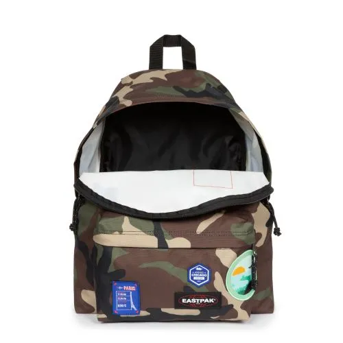 MOCHILA EASTPAK Padded Pak’r® 24l. EK620K52 Patched Camo Camuflaje parches