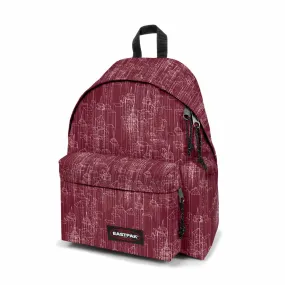 MOCHILA EASTPAK Padded Pak’r® EK620_26Q MERLOT BLOCKS Edificios granate