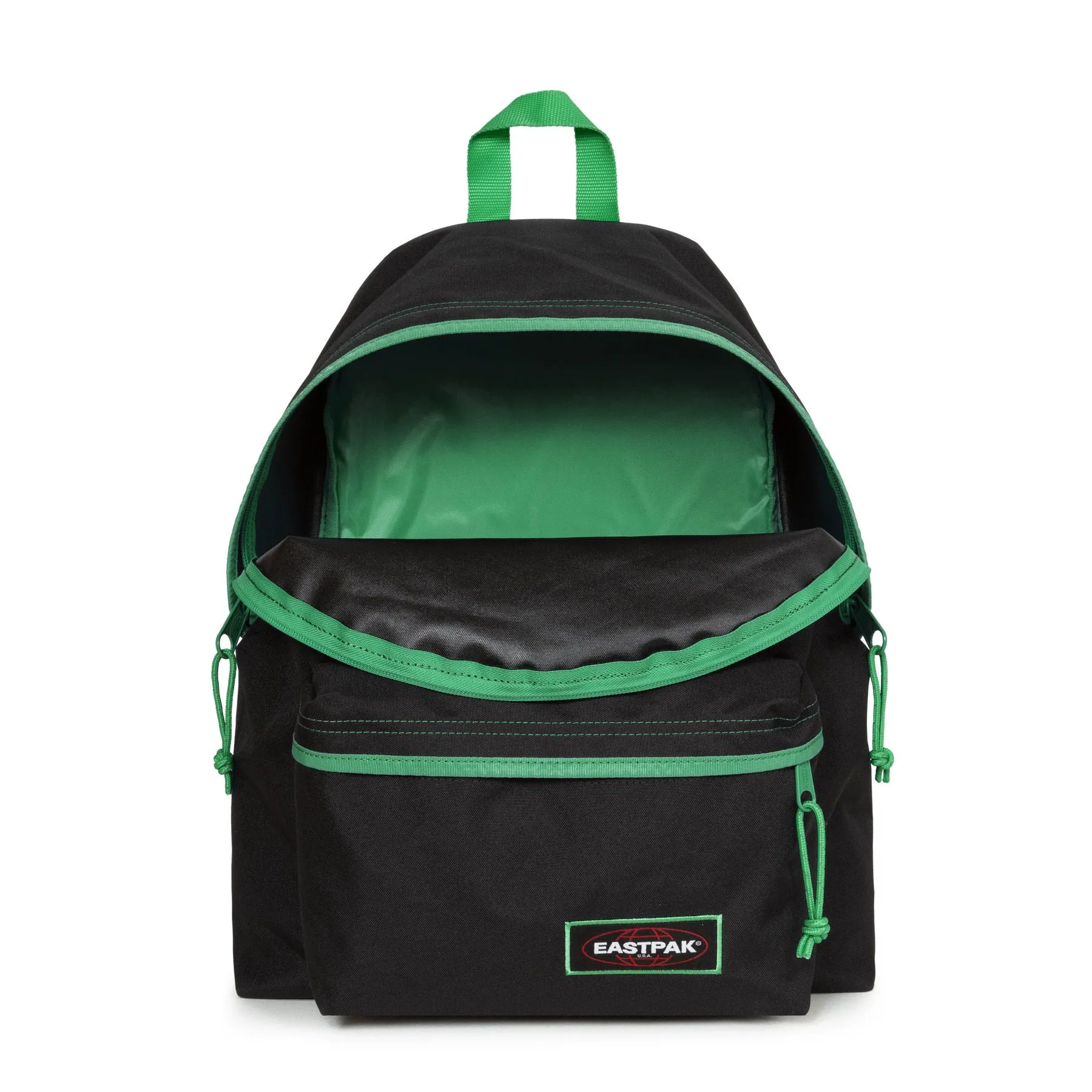 MOCHILA EASTPAK Padded Pak’r® EK620K33 Kontrast Clover negra con detalles verdes