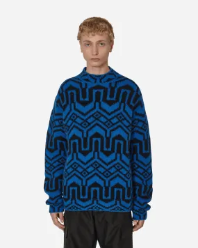 Moncler Jacquard Mock Neck Sweater