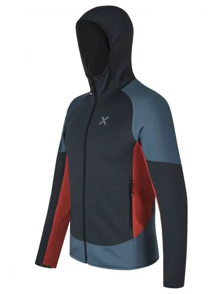 MONTURA Suéter Techno Hoody Hombre Ardesia/Aragosta