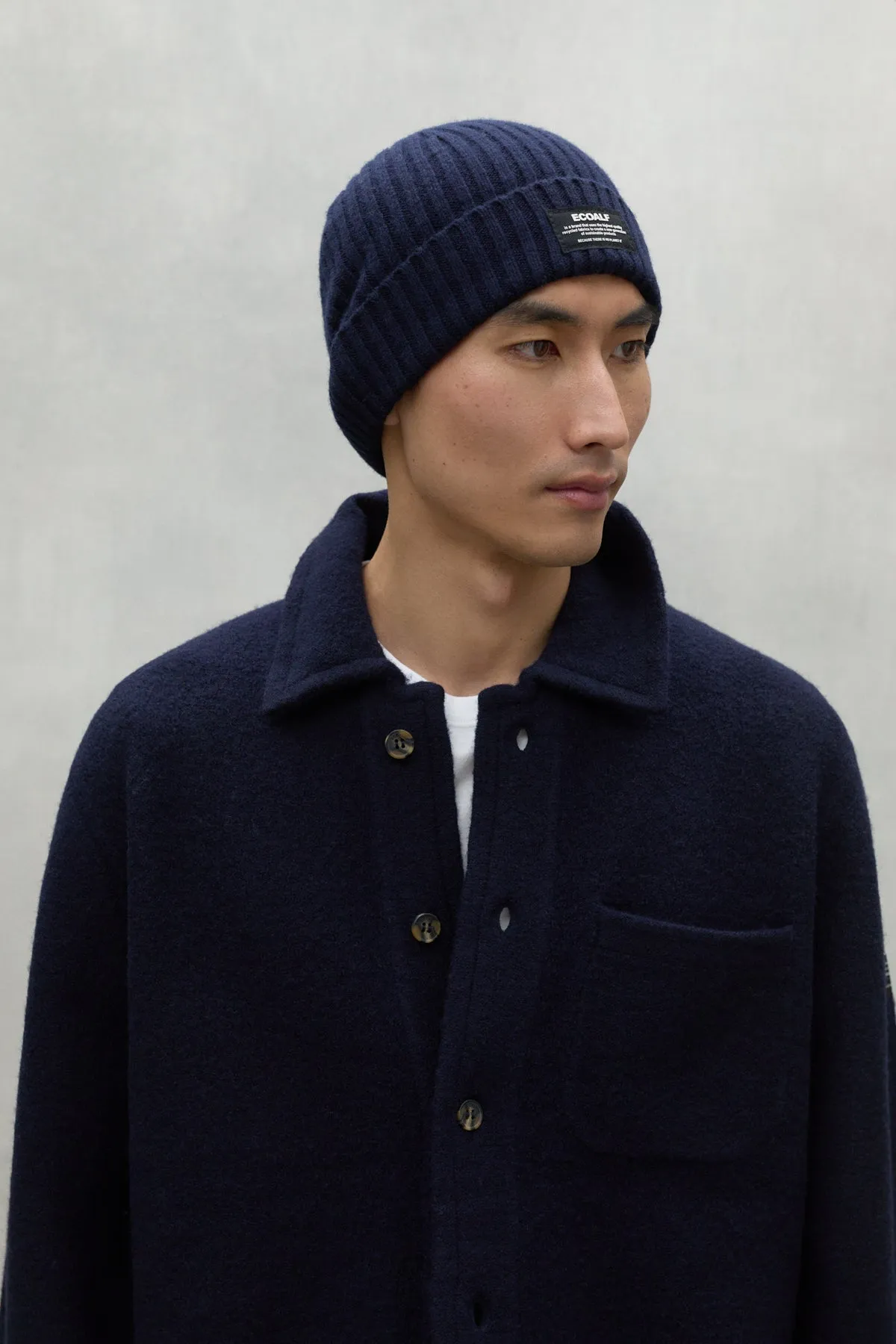 NAVY BLUE THICK HAT