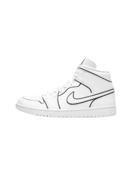 Nike Air Jordan 1 MID Blancas Reflectantes