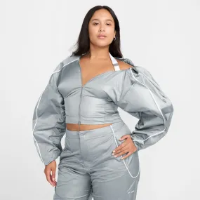 Nike X Jacquemus Women Track Jacket Particle Grey/White