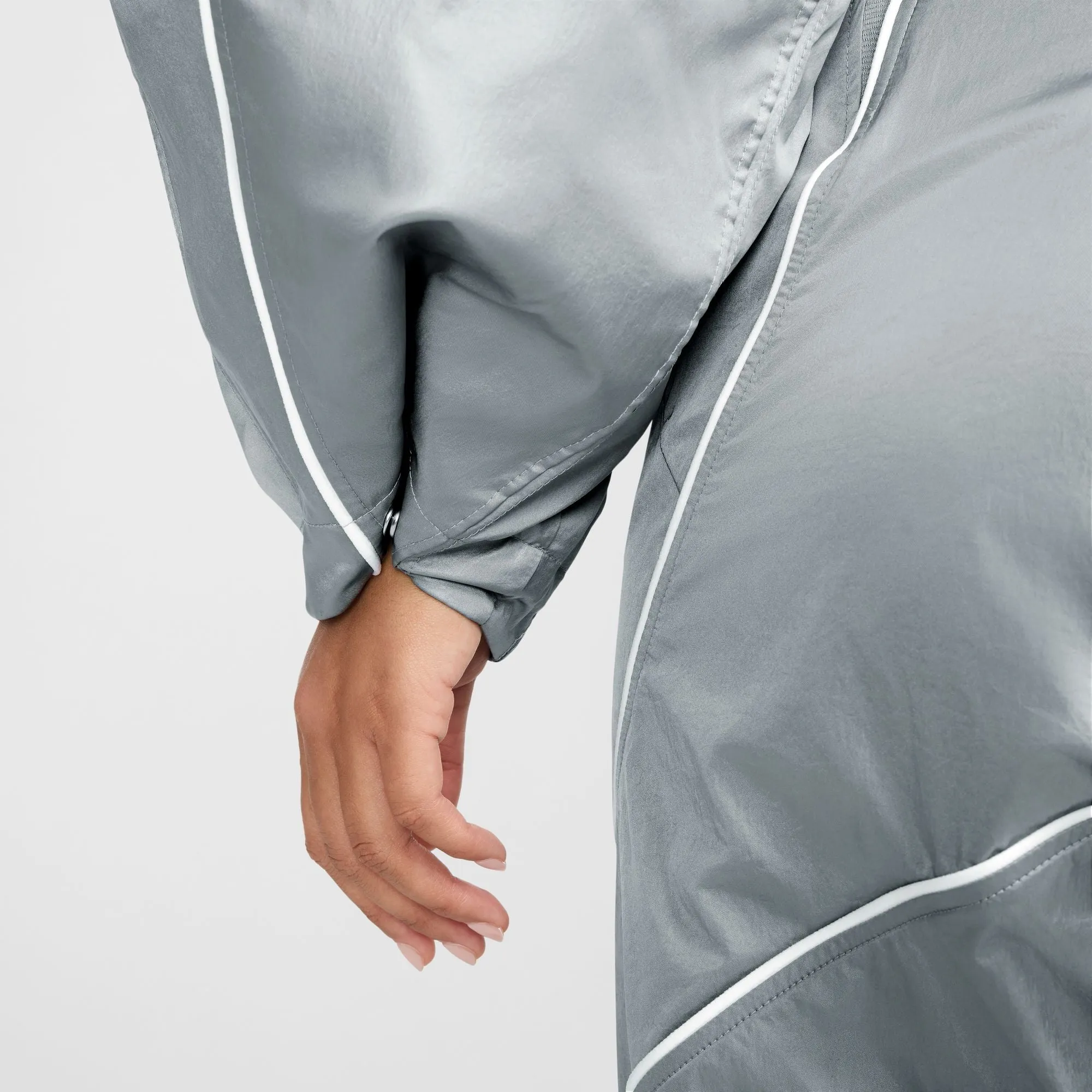 Nike X Jacquemus Women Track Jacket Particle Grey/White