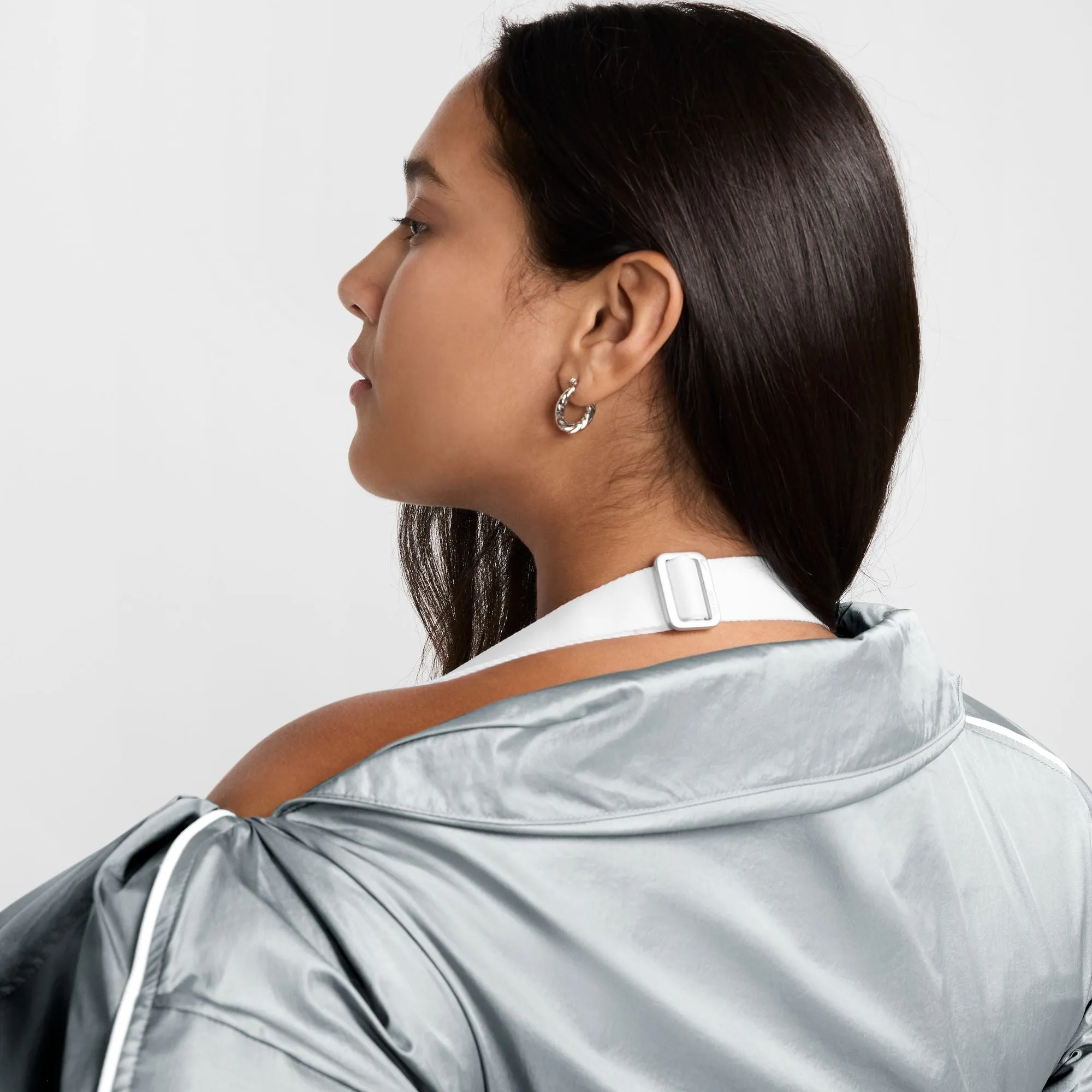 Nike X Jacquemus Women Track Jacket Particle Grey/White