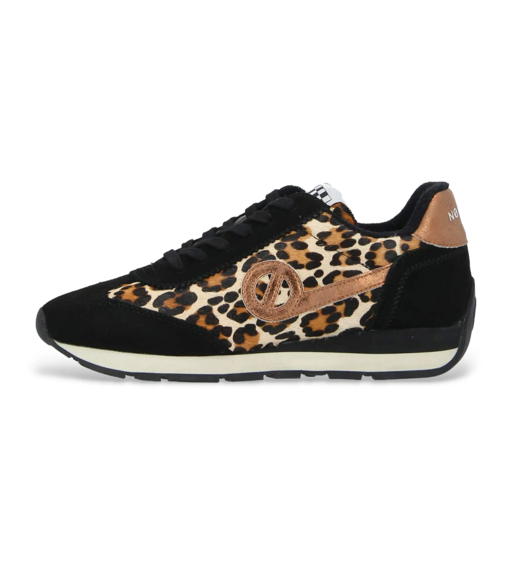 NO NAME ZAPATILLAS CITY RUN JOGGER  NEGRO, ANIMALPRINT