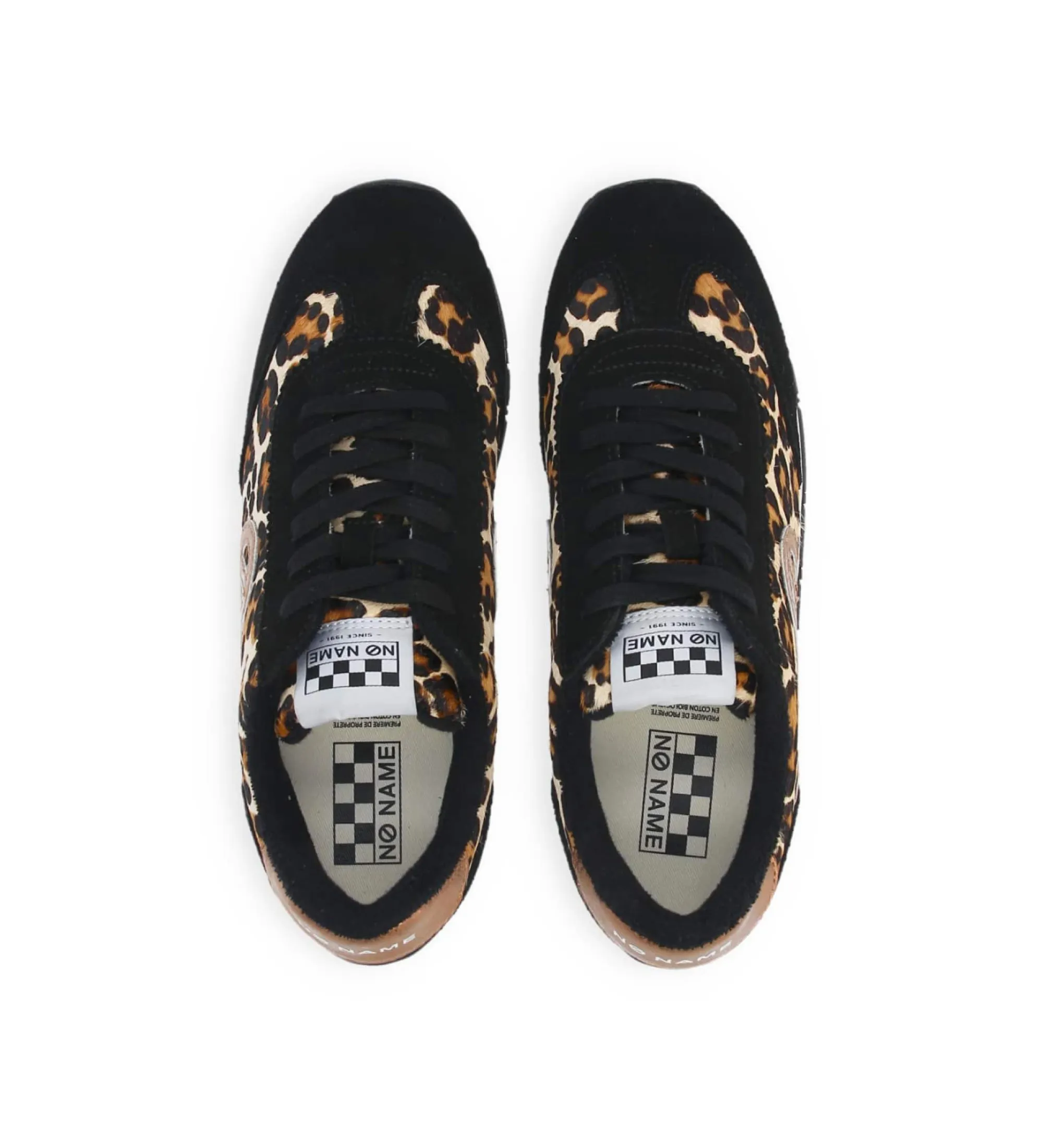 NO NAME ZAPATILLAS CITY RUN JOGGER  NEGRO, ANIMALPRINT