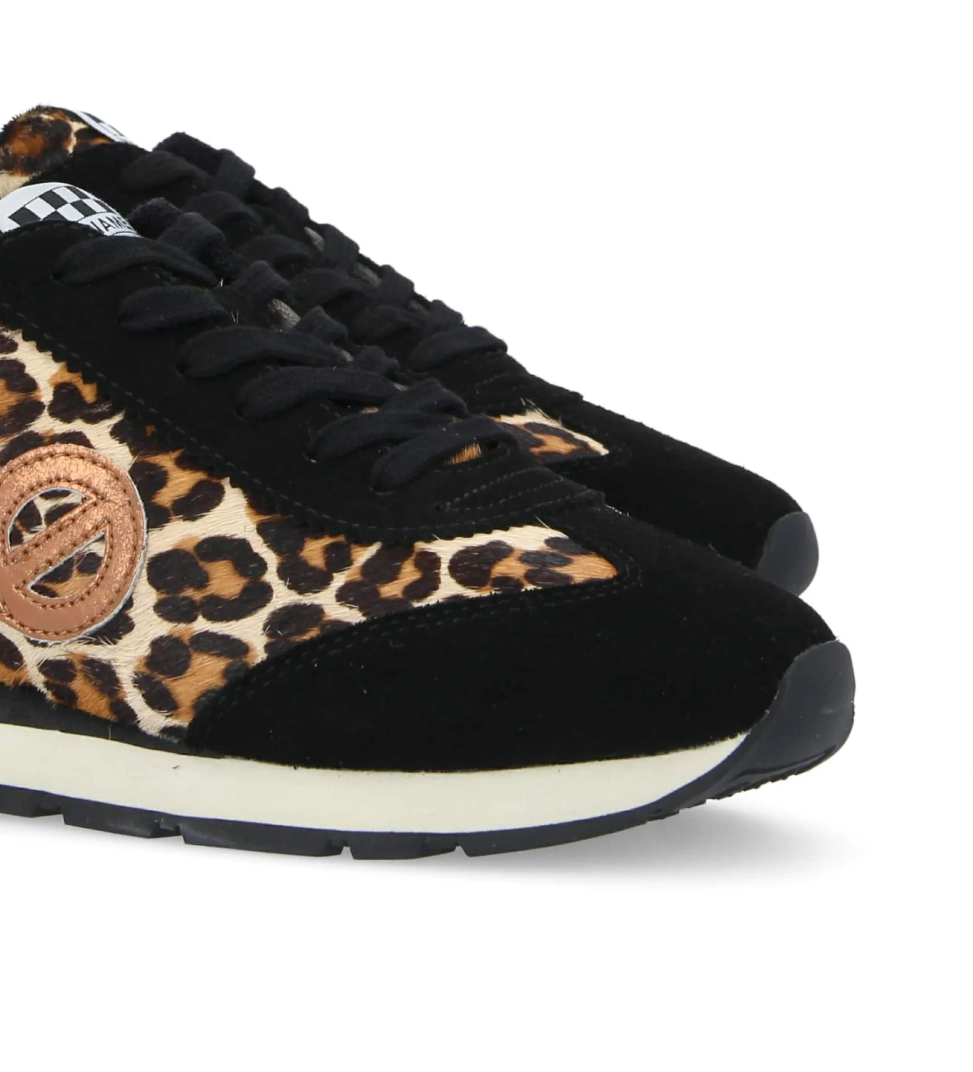 NO NAME ZAPATILLAS CITY RUN JOGGER  NEGRO, ANIMALPRINT