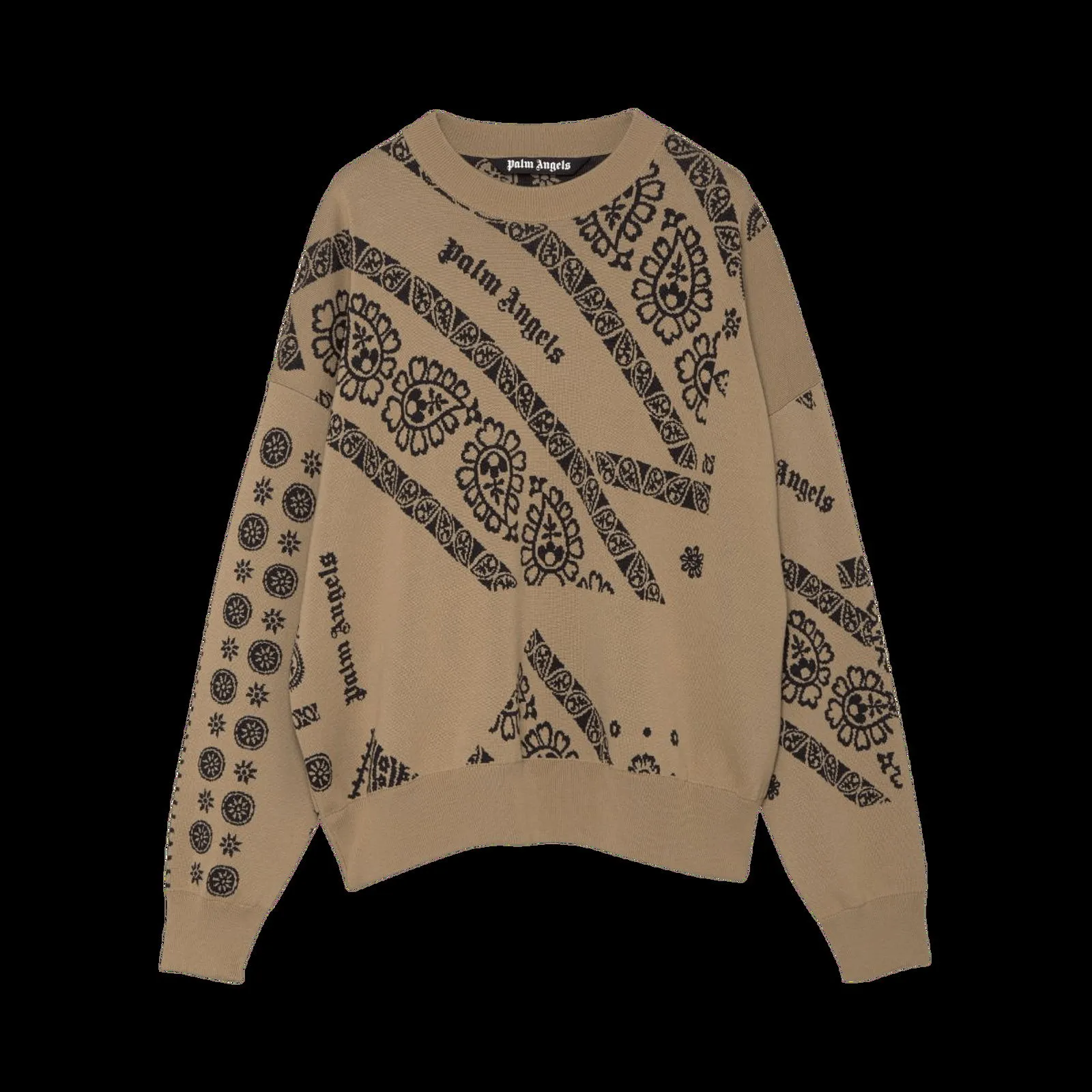 Palm Angels Jacquard Bandana Sweater