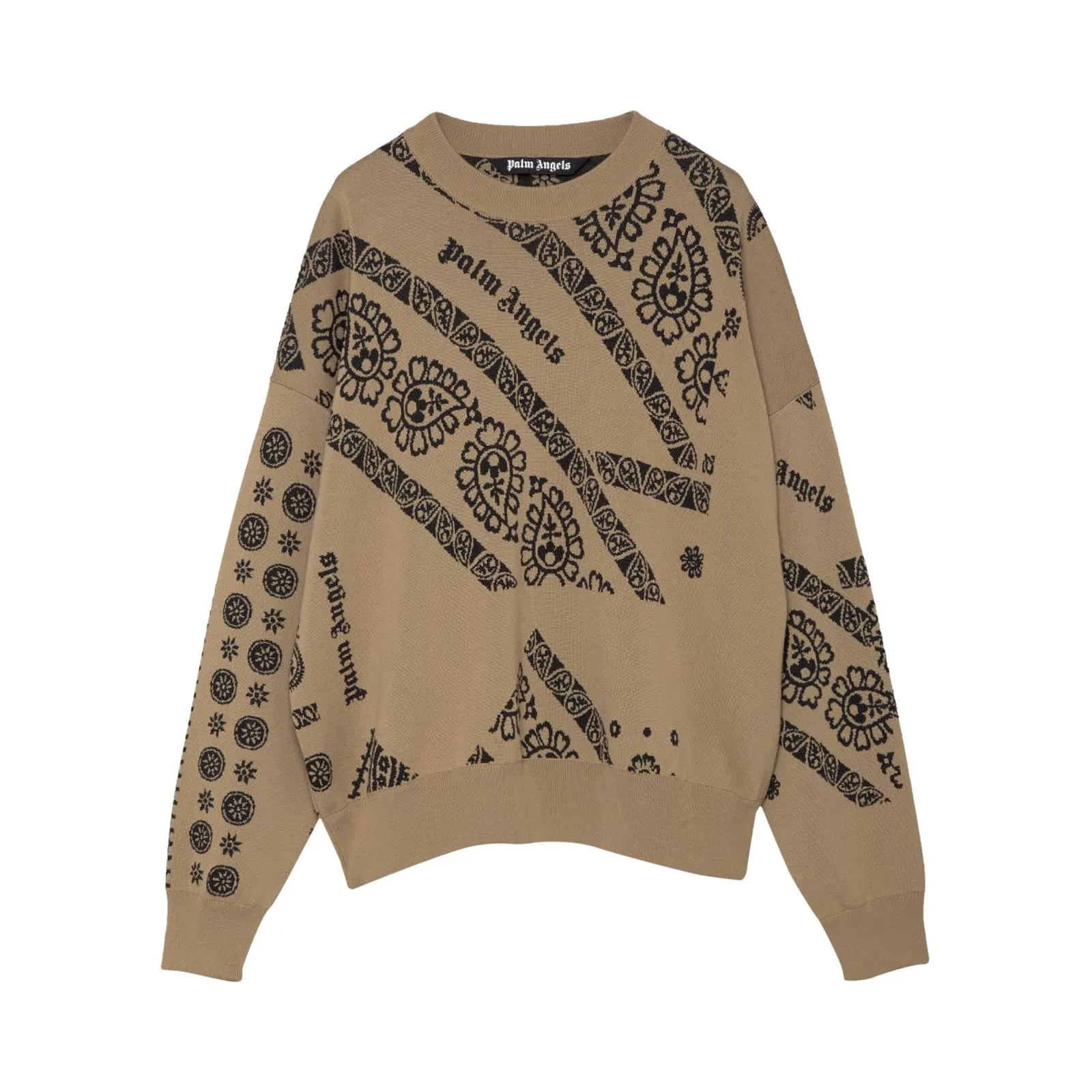 Palm Angels Jacquard Bandana Sweater