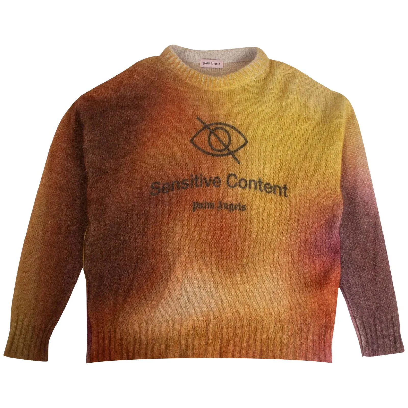 Palm Angels Tie Dye Sensitive Content Sweater