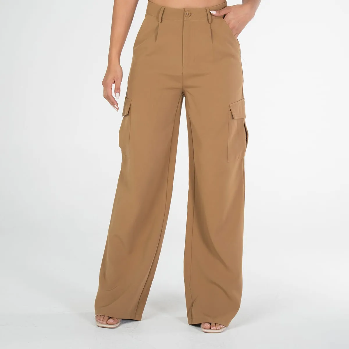 Pantalon Cargo Wide Leg Adda