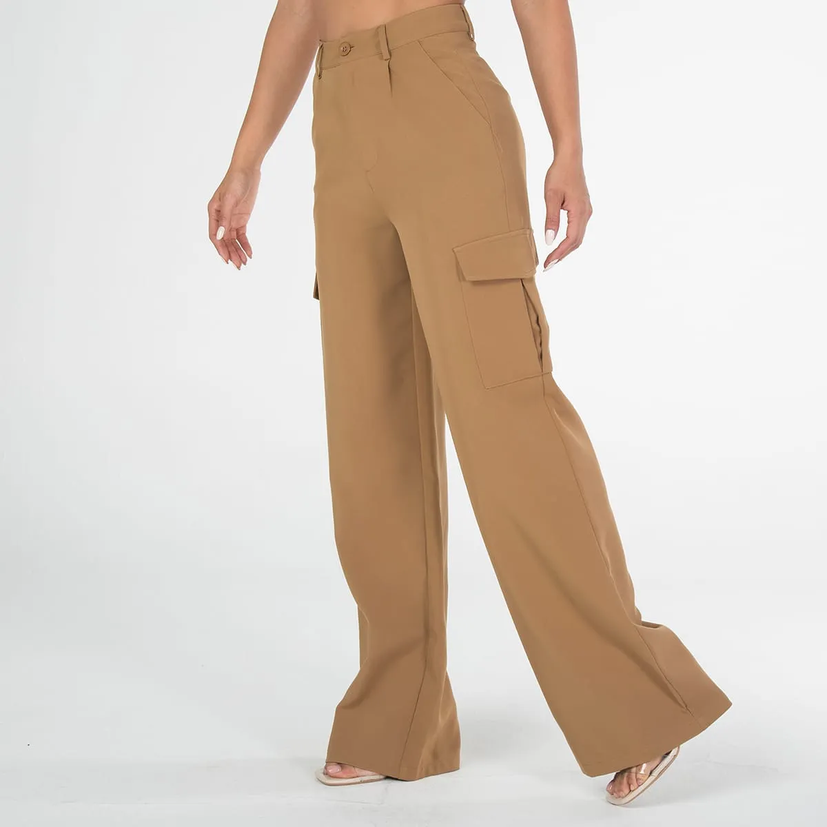 Pantalon Cargo Wide Leg Adda