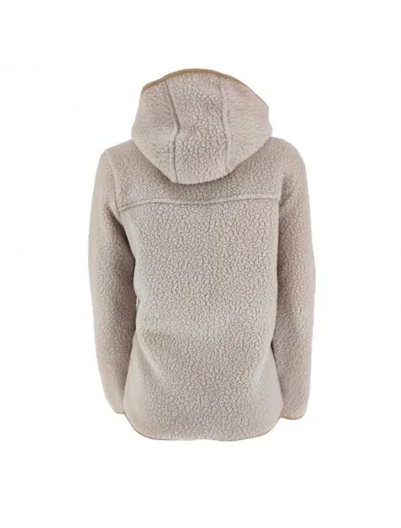 PATAGONIA Suéter Retro Pile Fleece Hoody Mujer Shroom Taupe