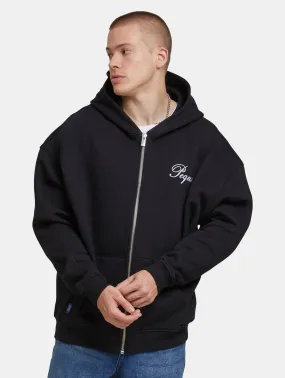 PEQUS PEQUS Handwritten Logo Zip Hoodies