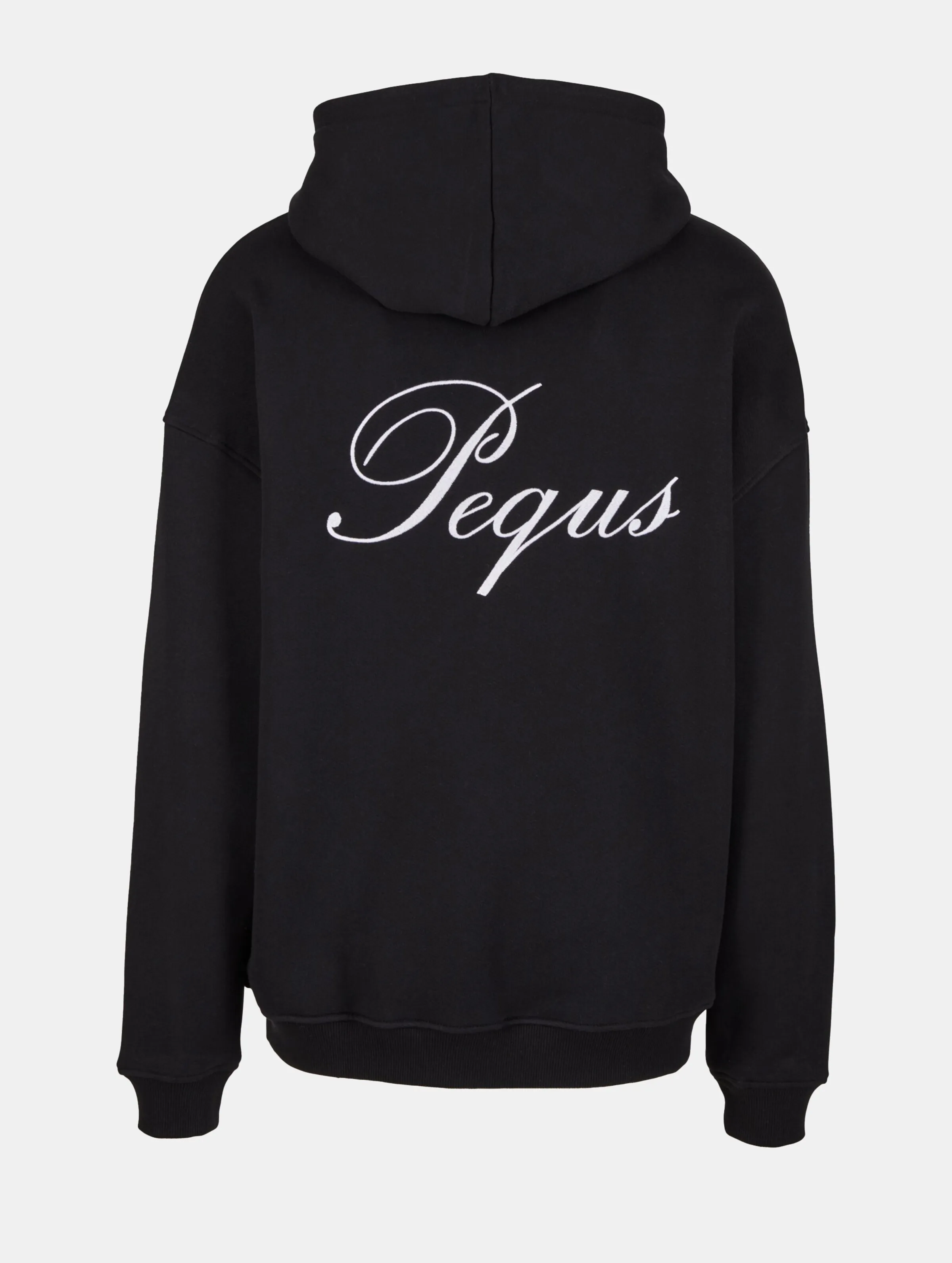 PEQUS PEQUS Handwritten Logo Zip Hoodies