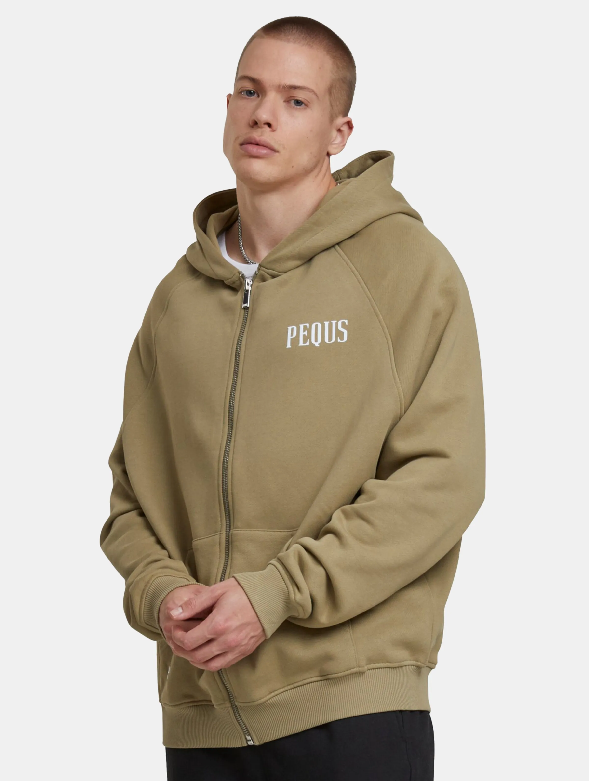 PEQUS PEQUS Mythic Logo Zip Hoodies