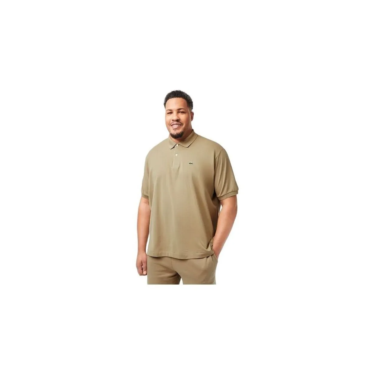 Polo Classic Fit Hombre Beige