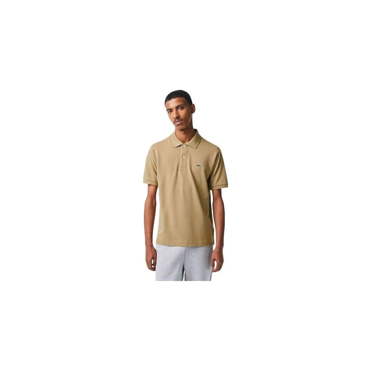 Polo Classic Fit Hombre Beige