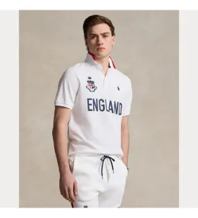 Polo Classic Fit Inglaterra blanco